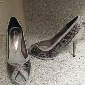 Bourne shoes snakeskin and leather